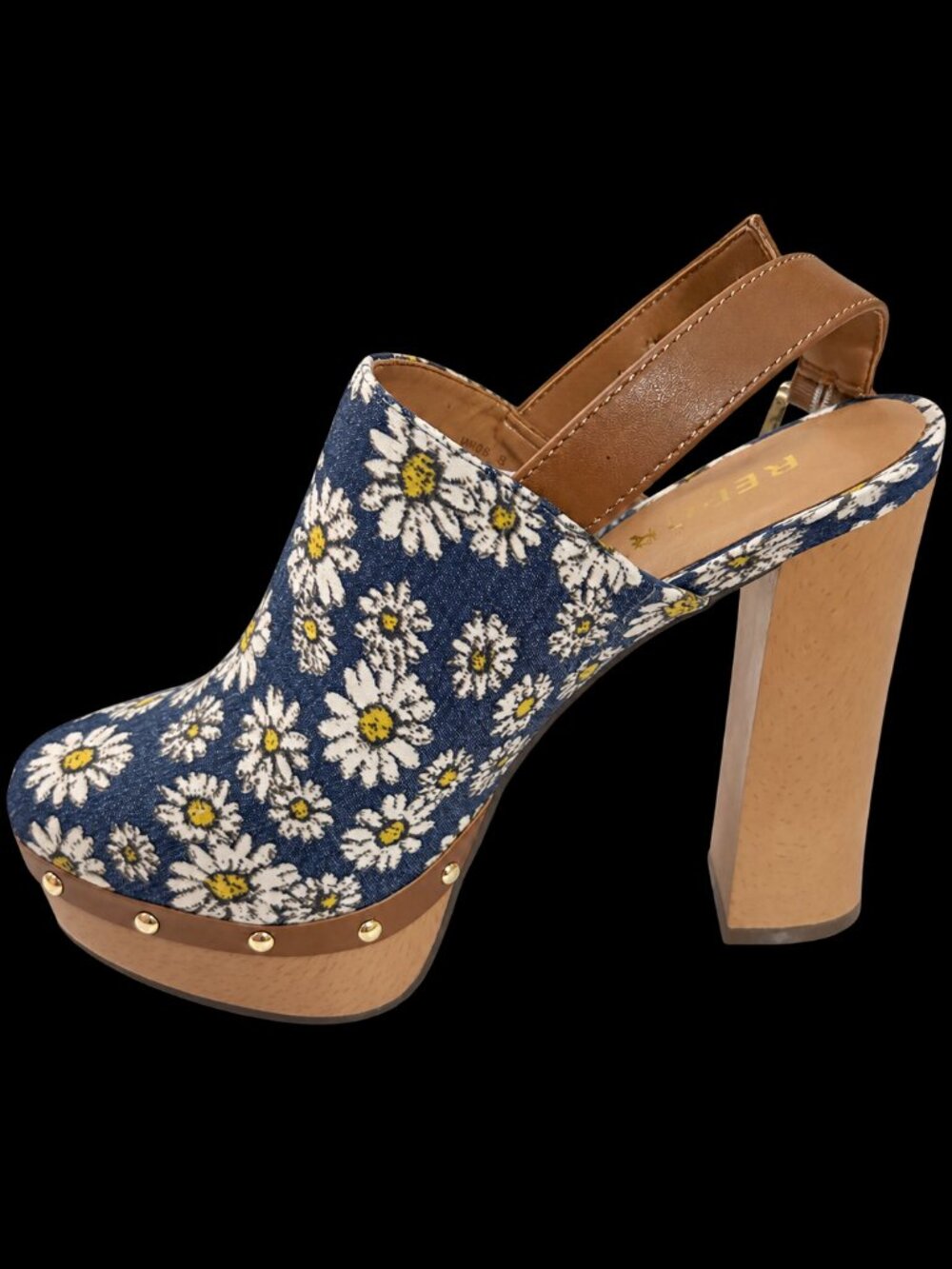 Report Mylie Daisy Floral Platform Slingback Heels – 9